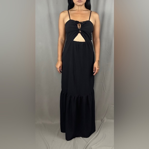 Black goth maxi dress - Picture 3 of 6